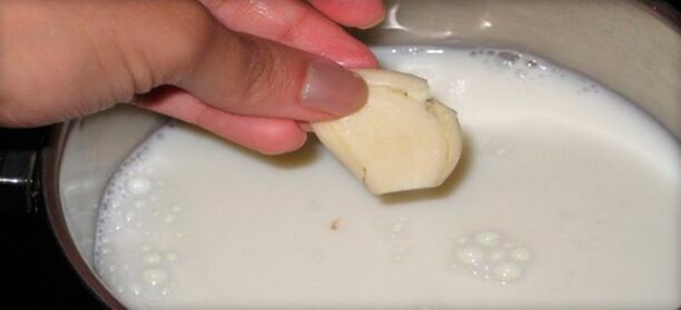 aglio con latte contro i parassiti nel corpo